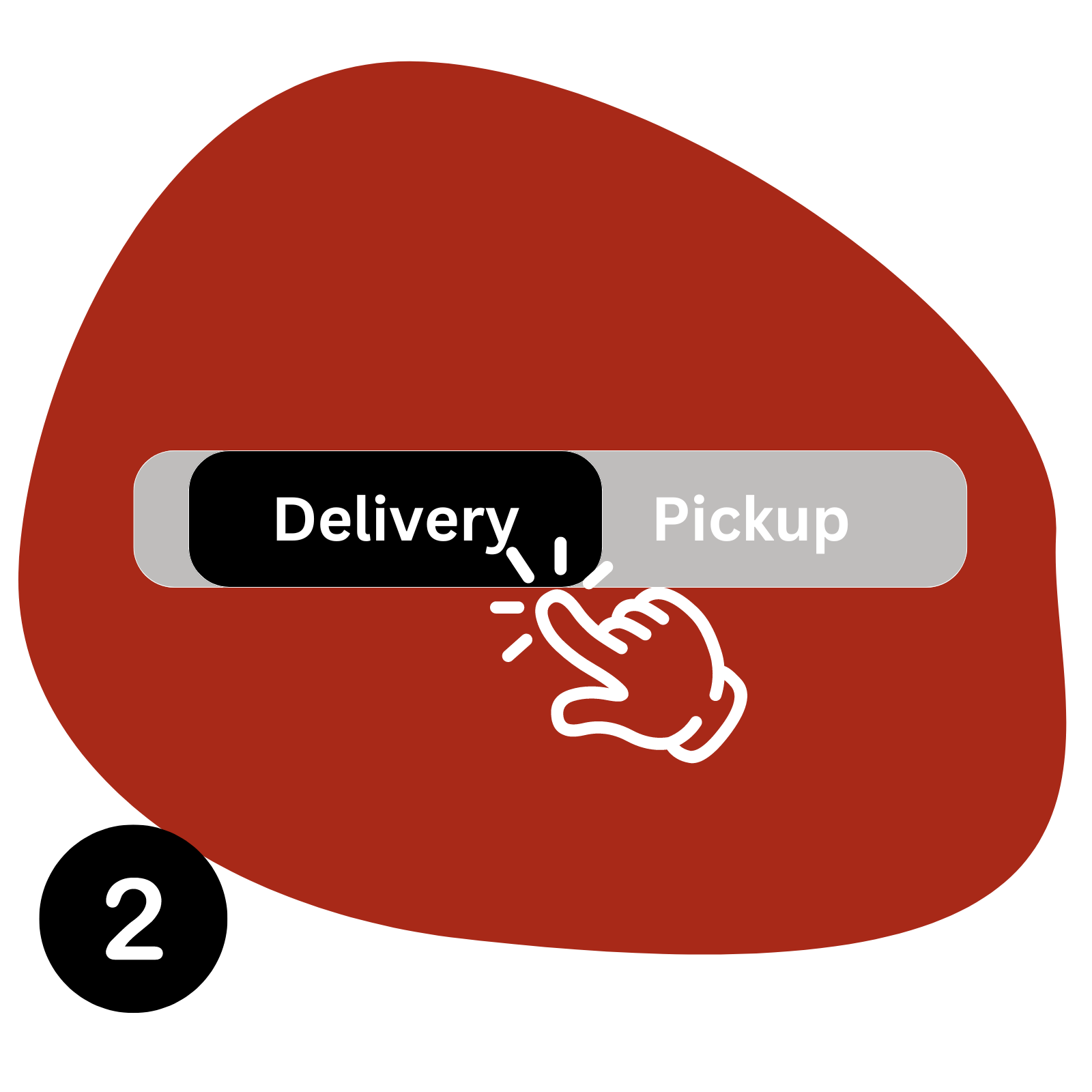 Select pick up or delivery